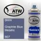 Preview: BMW, Graphite Blue Metallic, B07: 400ml Sprühdose, von ATW Autoteile West.